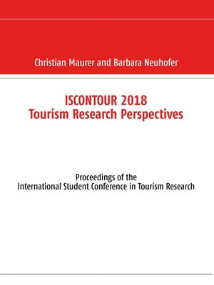 cover image of Iscontour 2018 Tourism Research Perspectives